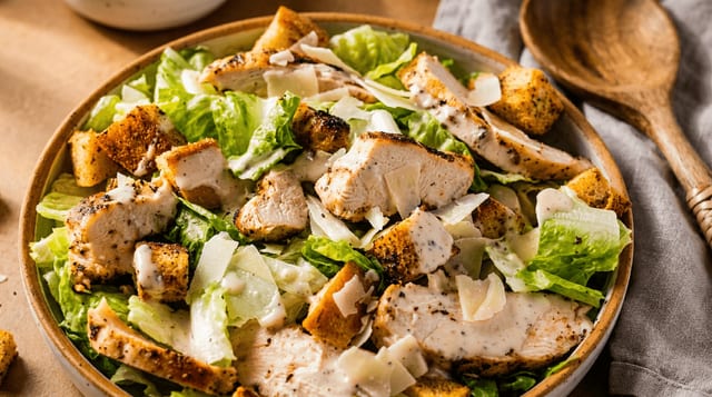 Chicken Caesar Salad.