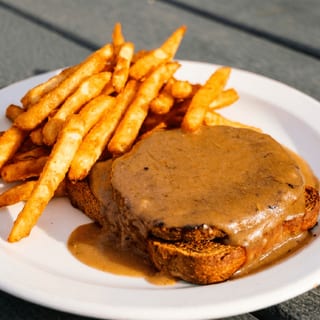 Hot Hamburger Sandwich