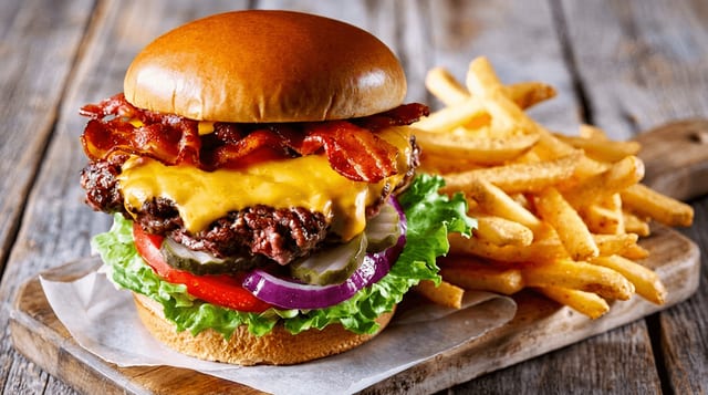 Chicken Burger Combo.