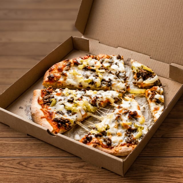 Burger Pizza.
