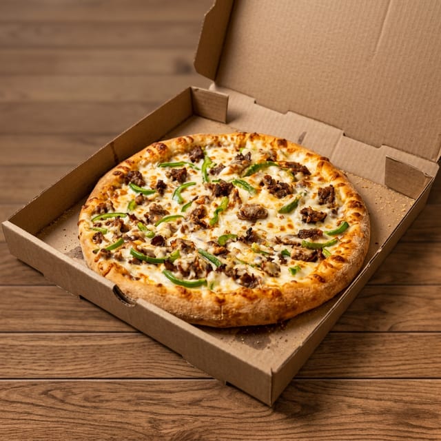 Philly Steak Pizza.